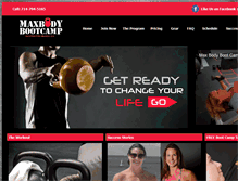 Tablet Screenshot of hbpersonaltrainer.com